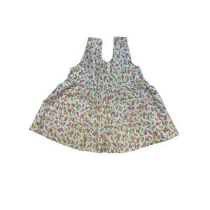 Lacy Lane Girls Floral A-Line Dress Size 3 Pink Green White Spring Dress